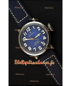 Montre Zenith Pilot Type 20 Extra 40 mm Cadran bleu Spécial Répliquée à l’identique 1:1