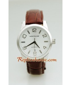 Mont Blanc Replique Timewalker - Leather Montre