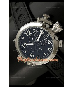U-Boat Flightdeck Rattrapante Japanese automatic Montre Boîtier en Acier