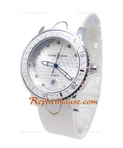 Ulysse Narden Lady Diver Montre De Replique en D'argent Cadran