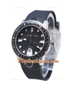 Ulysse Narden Lady Diver Montre De Replique en Noir Cadran