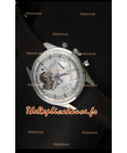 Réplique de montre Zenith El Primero Chronomaster 42mm de réserve de puissance et remontage manuel avec cadran argenté
